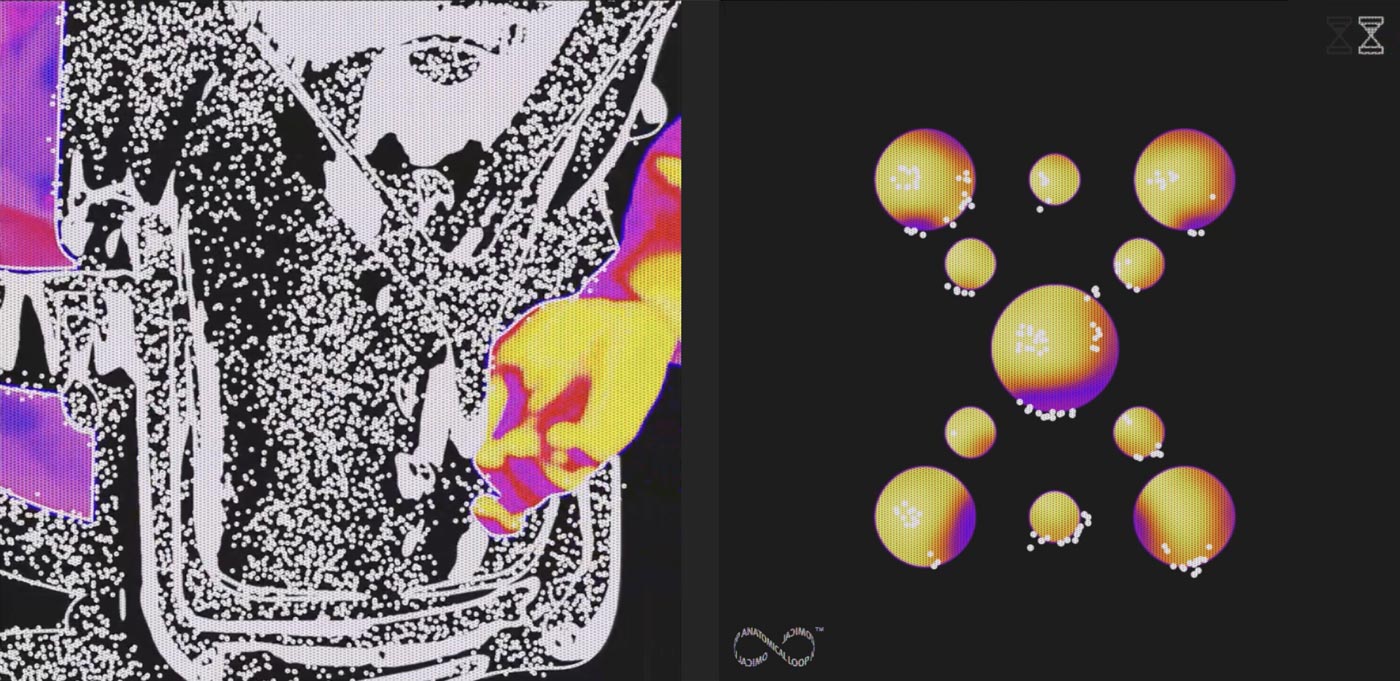 Dos gráficos irisados uno al lado del otro ilustran cómo la tecnología PostureFit de los entornos para videojuegos de Herman Miller aumenta poco a poco su resistencia proporcionando apoyo a las caderas y al sacro.